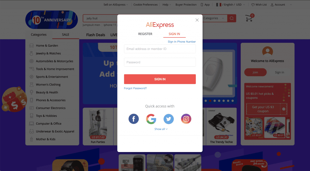 Aliexpress Dropshipping Center: Come Trovare i Prodotti da Vendere 3