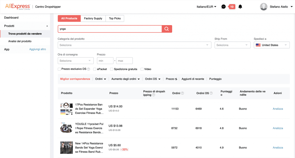 Aliexpress Dropshipping Center: Come Trovare i Prodotti da Vendere 9
