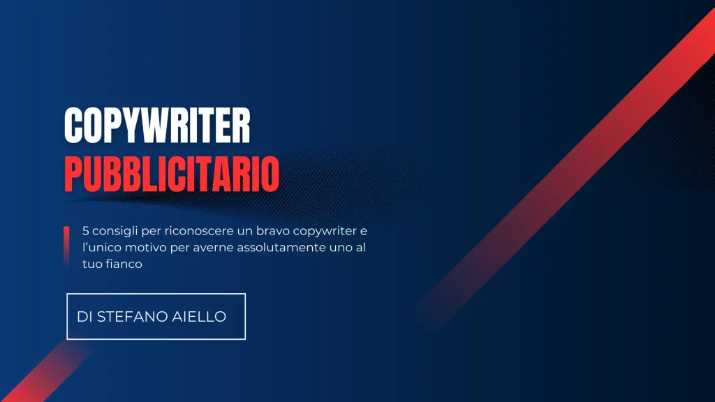 Copywriter pubblicitario 1 Copywriter pubblicitario 1