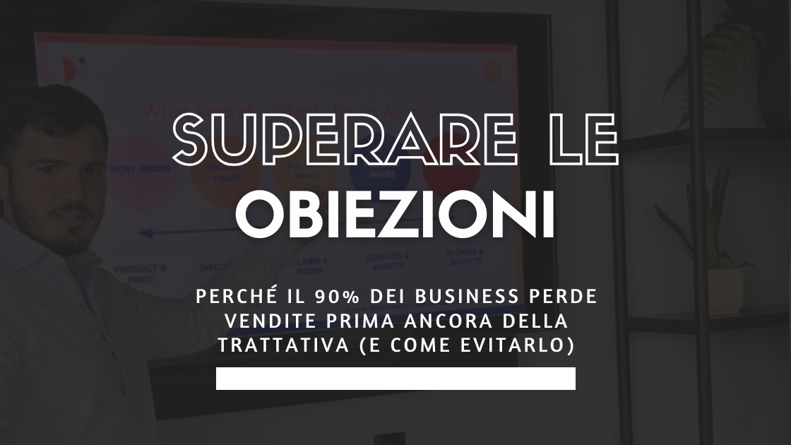 Superare le obiezioni prima che nascano con Marketing e Copywriting