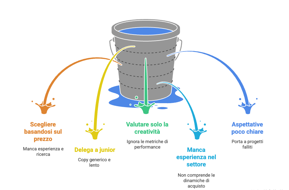 4 Errori fatali da evitare quando scegli un copywriter