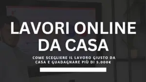 6 lavori online da casa