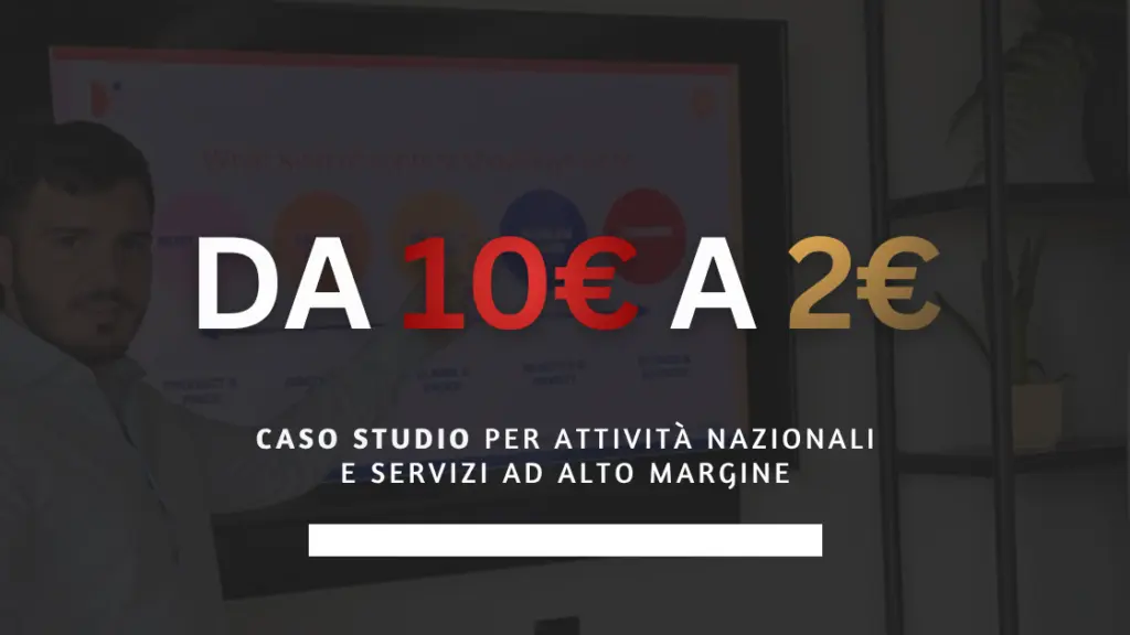 caso studio Da 10€ a 2€ per lead: come ho abbassato dell'80% il costo di acquisizione generando +575.000€ in 13 mesi