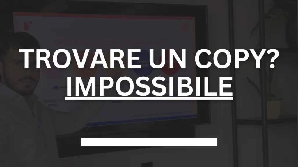 Quanto è difficile trovare un copywriter?