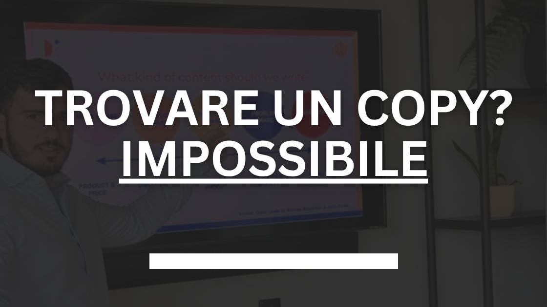 Quanto è difficile trovare un copywriter?
