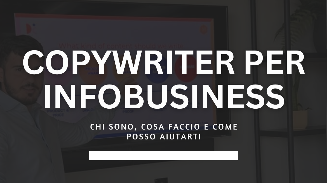 copywriter per infobusiness