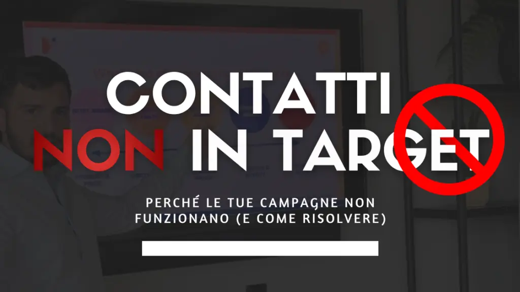 lead e contatti non in target