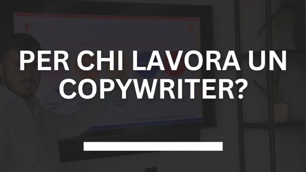 per chi lavora un copywriter