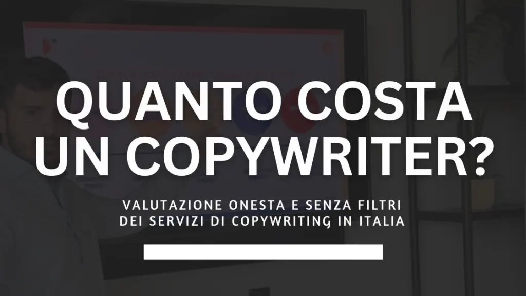 Quanto costa un servizio di copywriting?