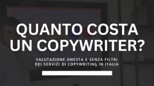 Quanto costa un servizio di copywriting?