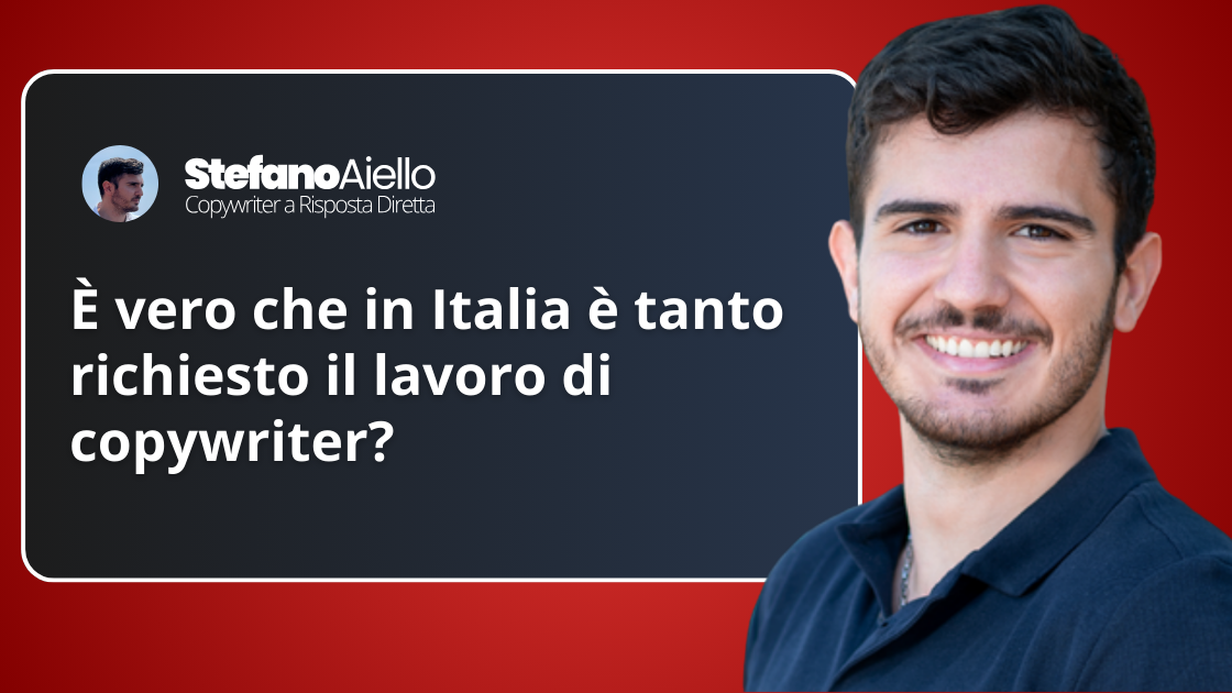 È vero che in Italia è tanto richiesto il lavoro di copywriter?