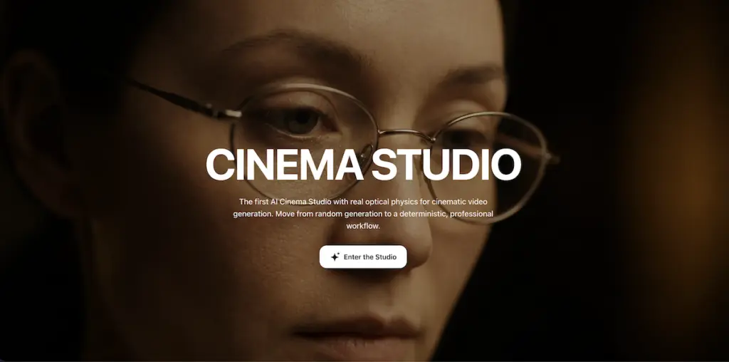 Higgsfield Cinema Studio: come creare riprese hollywoodiane con l'intelligenza artificiale