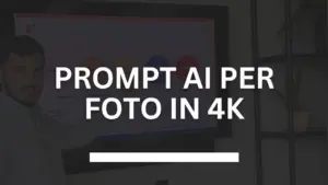 prompt AI per foto in 4K