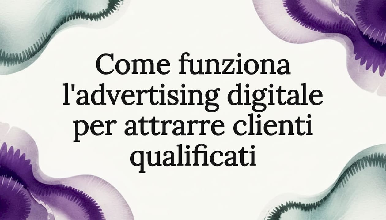 Marketing a risposta diretta: cos'è, strategie e 4 esempi 2 Cartoncino decorativo con fasce acquerellate dallo stile editoriale
