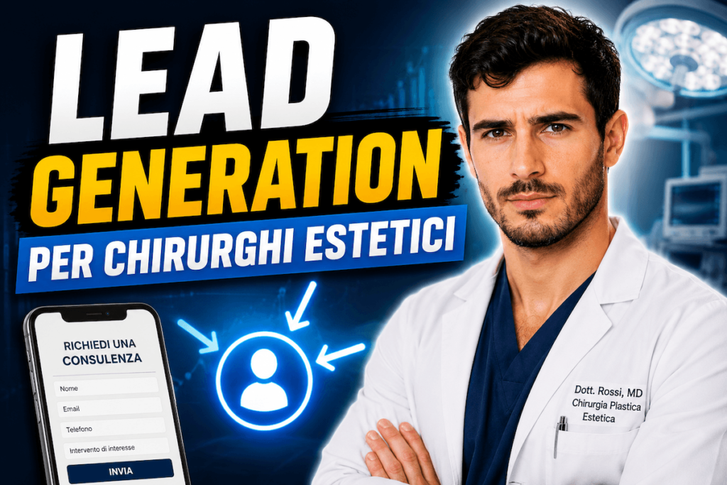 Lead Generation per Chirurghi Estetici, medicina estetica, rinoplastica, filler