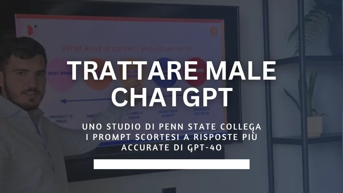 Social Selling Index: come ti giudica LinkedIn? 1 Trattare male ChatGPT lo fa rispondere