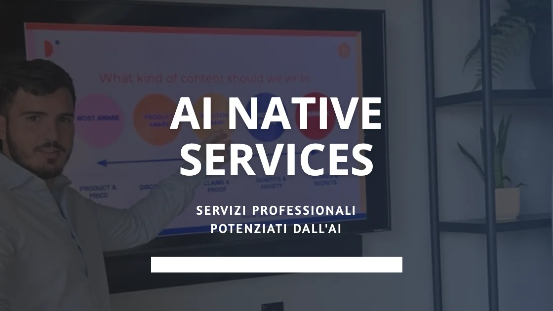 Che cos'è Sora in ChatGPT: ora disponibile in Italia 1 AI Native Services: cosa sono i servizi professionali potenziati dall'AI (e perché convengono al cliente)