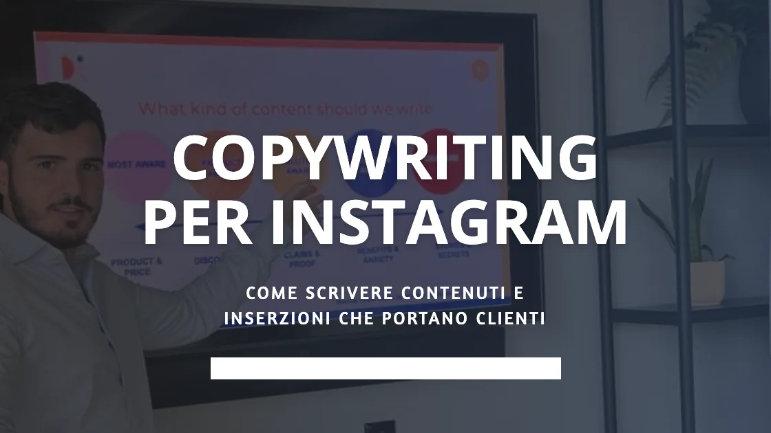Reason Why: cos'è e perché è importante per il tuo marketing 1 Copywriting per Instagram: come scrivere contenuti e inserzioni che portano clienti